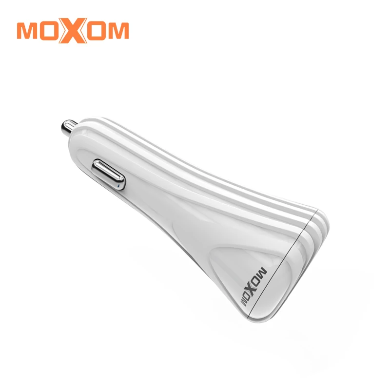 Автомобильное зарядное устройство MOXOM USB А настенное адаптер 2 порта