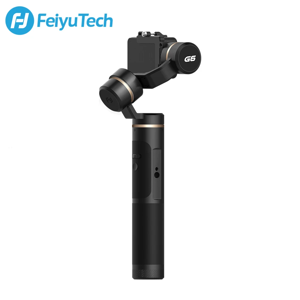 Feiyutech Feiyu G6 Splashproof ручной Gimbal экшн-камера Wifi+ синий зуб OLED экран угол высоты для Gopro Hero 6