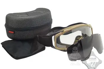 

FMA Ballistic-Goggle Tactical Wind Goggle Helmet Lens DE Motorcycle goggles Paintball airsoft games outdoor sports Pilot glasses