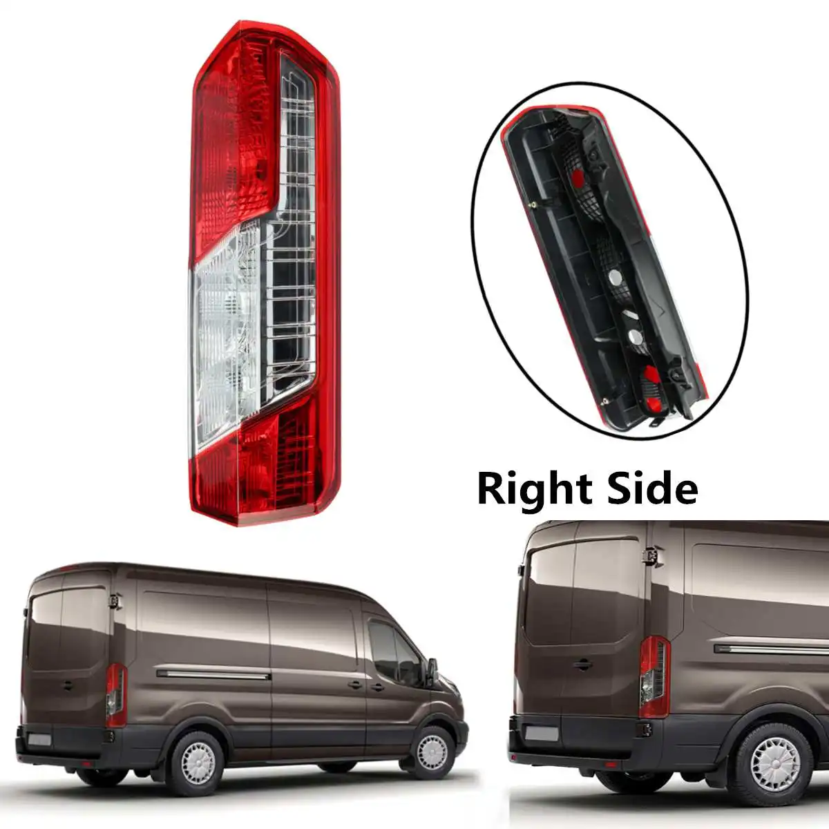 Car Rear Tail Light Back Lamp Lens Right O/S for Ford Transit MK8 MKVIII 2014 Onward