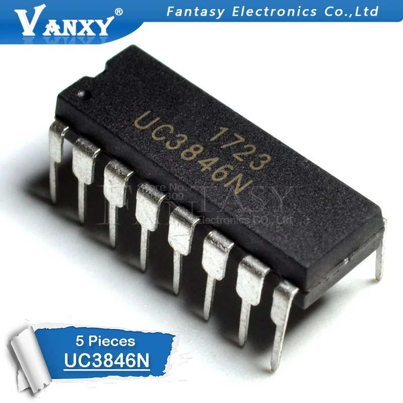 5 шт. UC3846N DIP16 UC3846 DIP 3846 DIP-16 новое и оригинальное IC