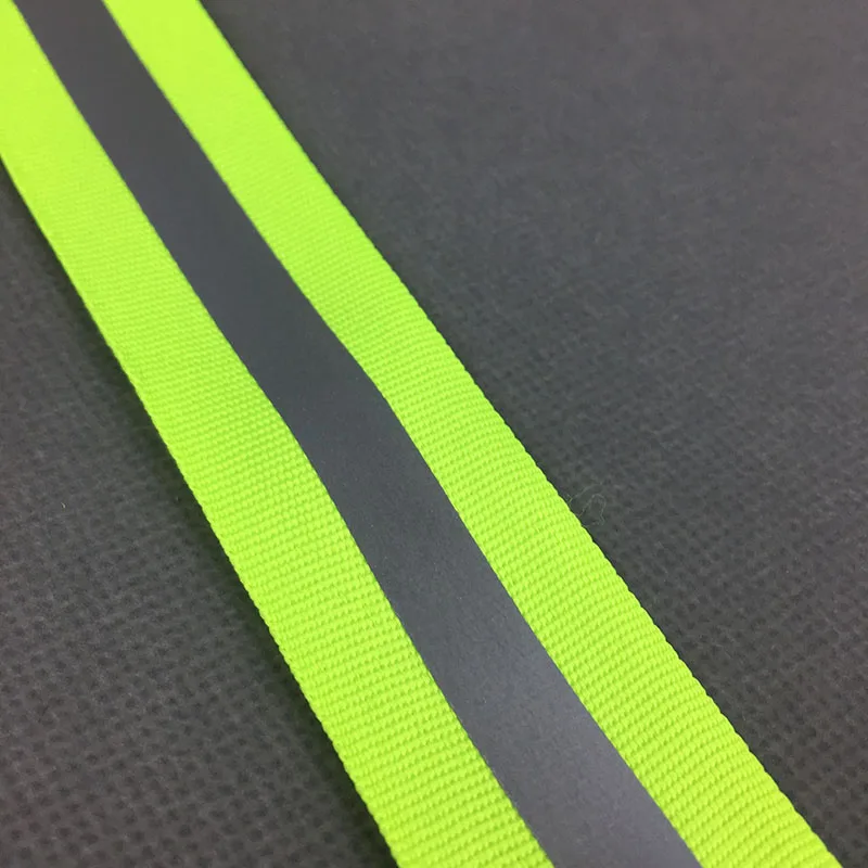 Качественная Ширина 3*1,5 см 10 м зеленая Белая нейлоновая тесьма светоотражающая лента предупреждающая лента ткачество трубы краны