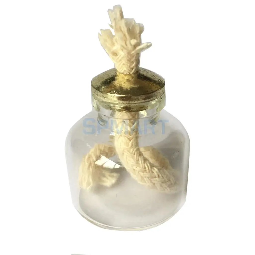 

Stirling Engine Accessories Mini Glass Alcohol Lamp with Wick 8ml Lab Supplies