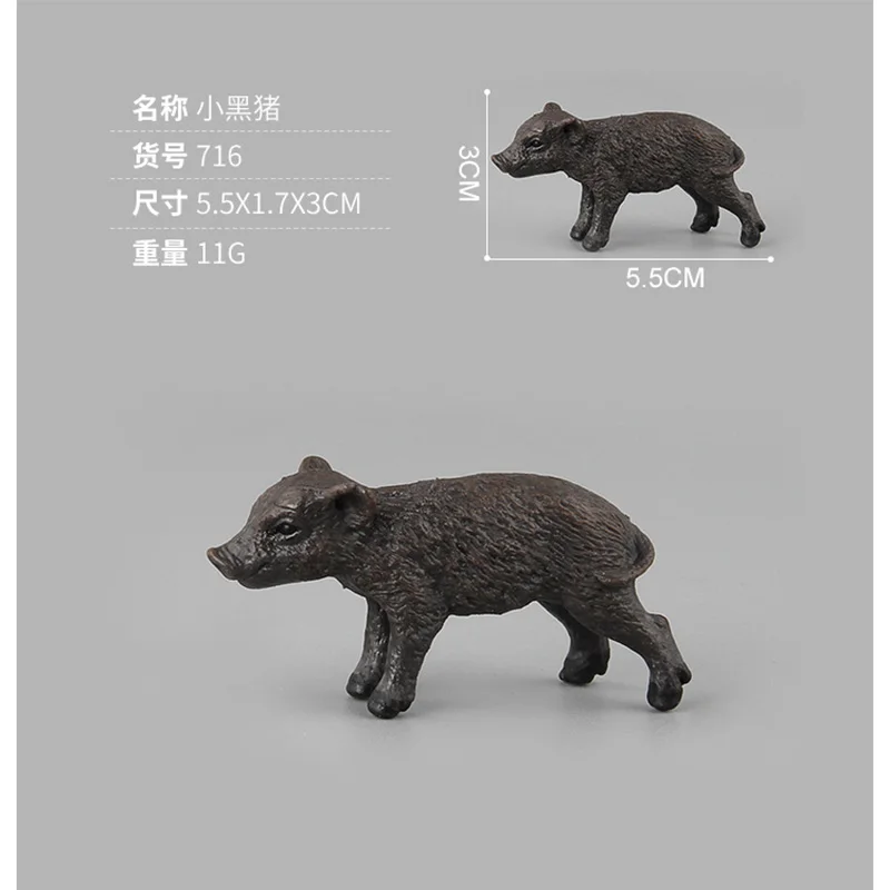 9 видов моделирования свиньи фигурки животных коллекционные игрушки милая свинья экшн-фигурки животных дети маленький размер пластиковые цементные игрушки