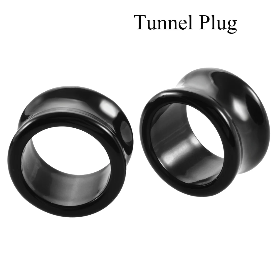 Piercing Jewelry 2PCS Heart Tunnel Plug Piercings Acrylic Spiral Ear Taper Piercing Earlets Stretchers Gauge Expander Saddle Plugs