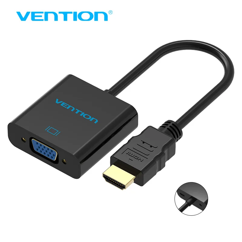 Vention HDMI в VGA адаптер цифро аналоговый аудио конвертер M/F видео кабель для Xbox 360 PS3 PS4