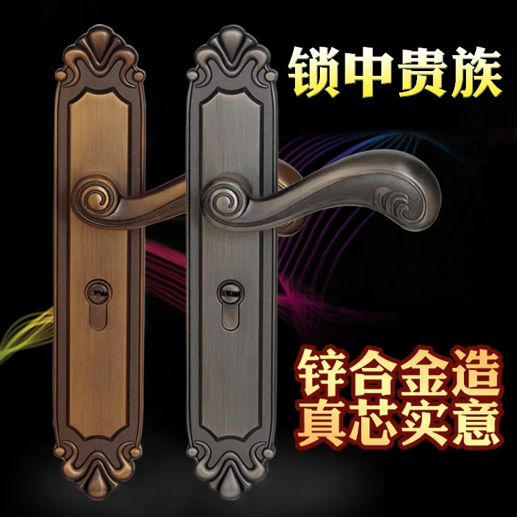 

Fechadura Digital Fechadura Manufacturer Wholesale Zinc Alloy Solid Handle Door Lock Hardware Furniture Mechanical Mute Bedroom