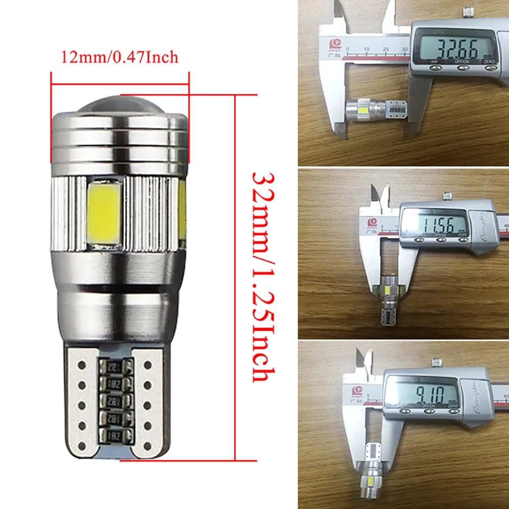 T10 W5W светодиодный лампа 5630 SMD 6 SMD автомобиль свет 168 194 авто светодиодный габаритный фонарь T10 светодиодный автомобиля сбоку лампы Белый лампочки супер яркий 4 шт