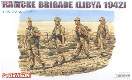 Dragon DML 1:35 WWII German Ramcke Brigade Ливия 1942-Пластиковый Набор фигурок #6142