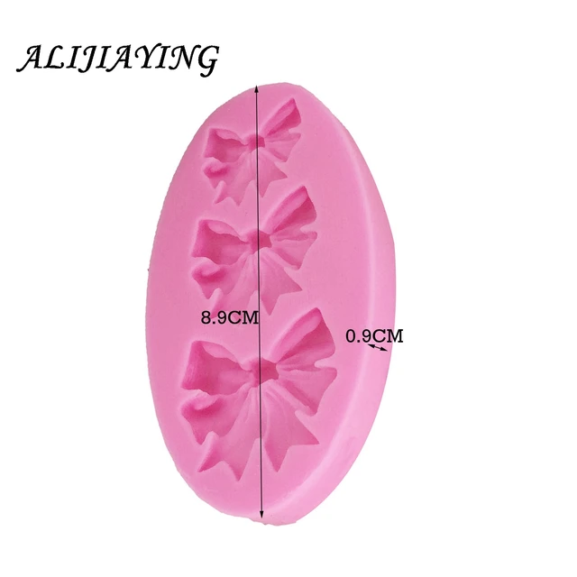 3D Íjak Szilikon Fondant Penész Cukrász Csokoládé Íjkknot Cukorkás Torta Díszítő Szerszámok D1208 - Image 3