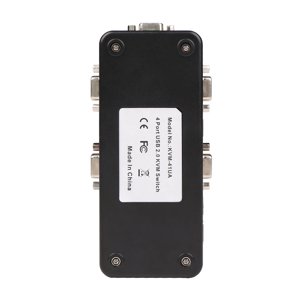  Colohas 4 Port USB 2.0 KVM Switch VGA/SVGA Splitter Box HUB Selector Adapter 1920 X 1440 Connects P