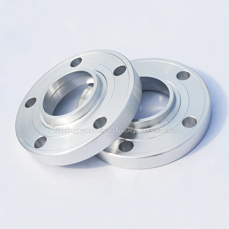 

2Pcs PCD 5x112-66.6 mm Thick 10mm Forged Alloy Car Tire Flange Silver Wheel Hub Spacer Adapter For Mercedes-Benz