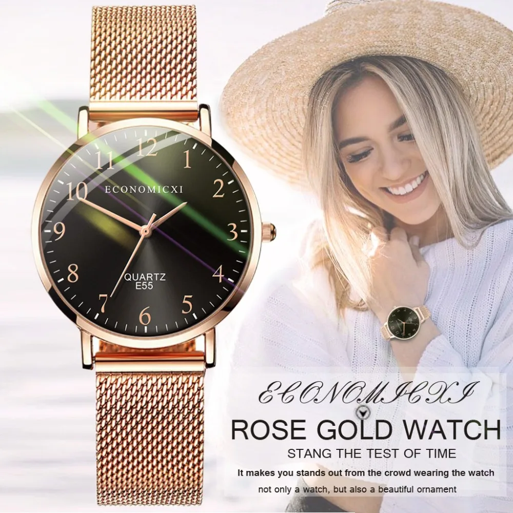 

Minimalism Women's Watches Thin Digital Scale Disc Ladies Quartz Wristwatch Alloy Strap Optimal Clock Casual Orologio Donna@50