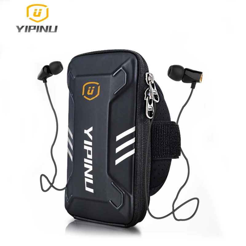 Yipinu Waterproof Small Fitness Running Bag Wallet Jogging Phone Holder Purse Armband Gym Arm Bag Sports Accessories 4-6 Inch
