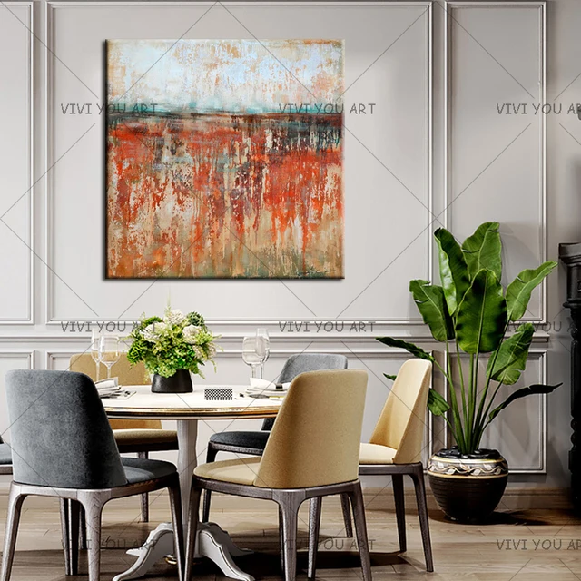 abstract landscape oil painting