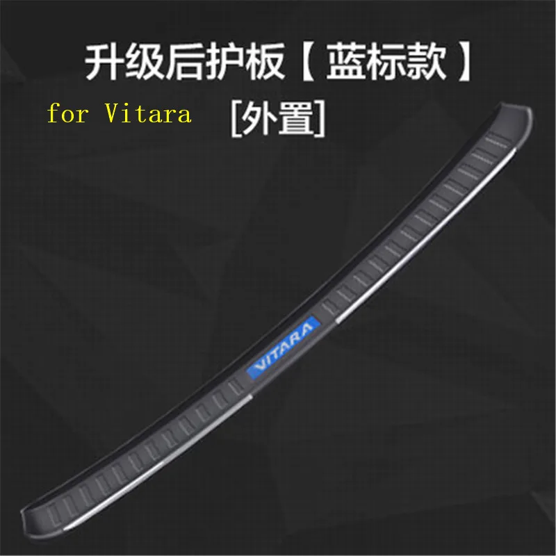 

ABS 2 generations Rear Bumper Protector Sill Trunk Rear guard Tread Plate for Suzuki Vitara 2015 2016 2017 2018 Car styling
