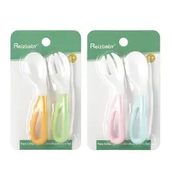 2Pcs Baby Pacifier Feeding Spoon Solid Supplies Curved Spoon Children Tableware Baby Spoon Cutlery Set 2Pcs Baby Pacifier Feeding Spoon Solid Supplies Curved Spoon Children Tableware Baby Spoon Cutlery Set