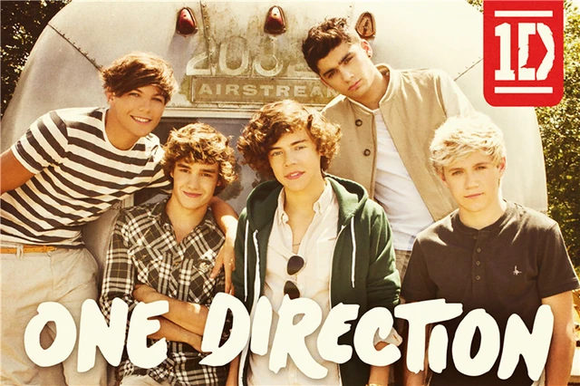 bedroom decoration 1d retro poster print size 50x76cm custom one