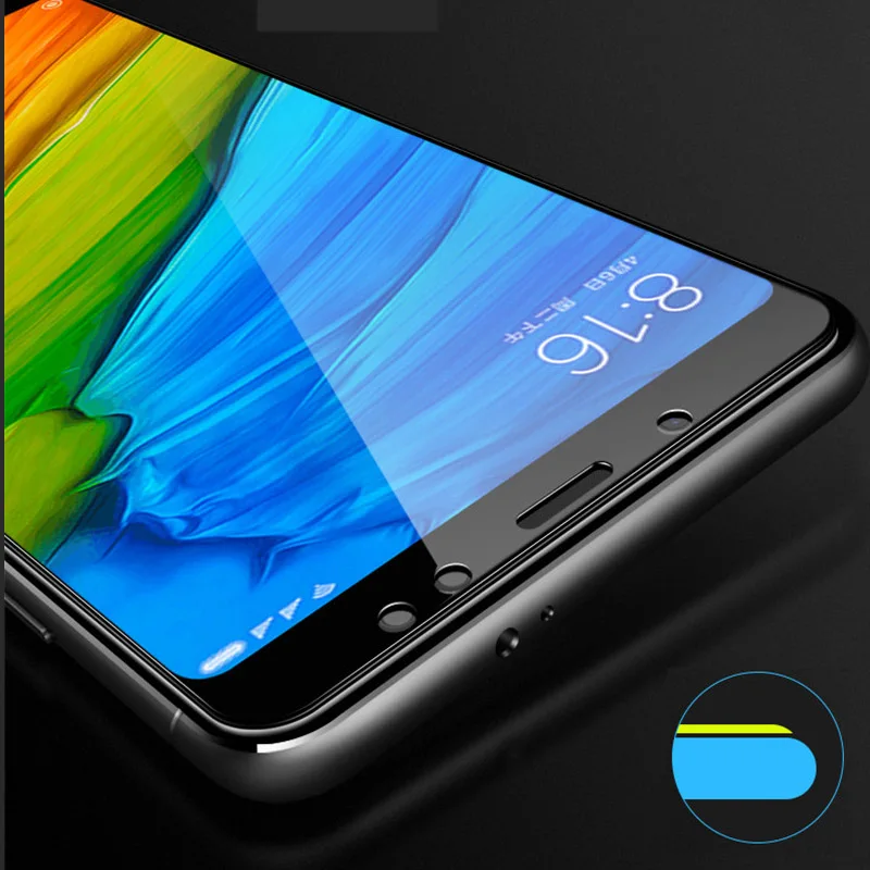 Полное покрытие закаленное стекло для Xiaomi Redmi Note 5 Plus 4 4a 4x 5A S2 Защита экрана Mi 6 6X 5X 5C