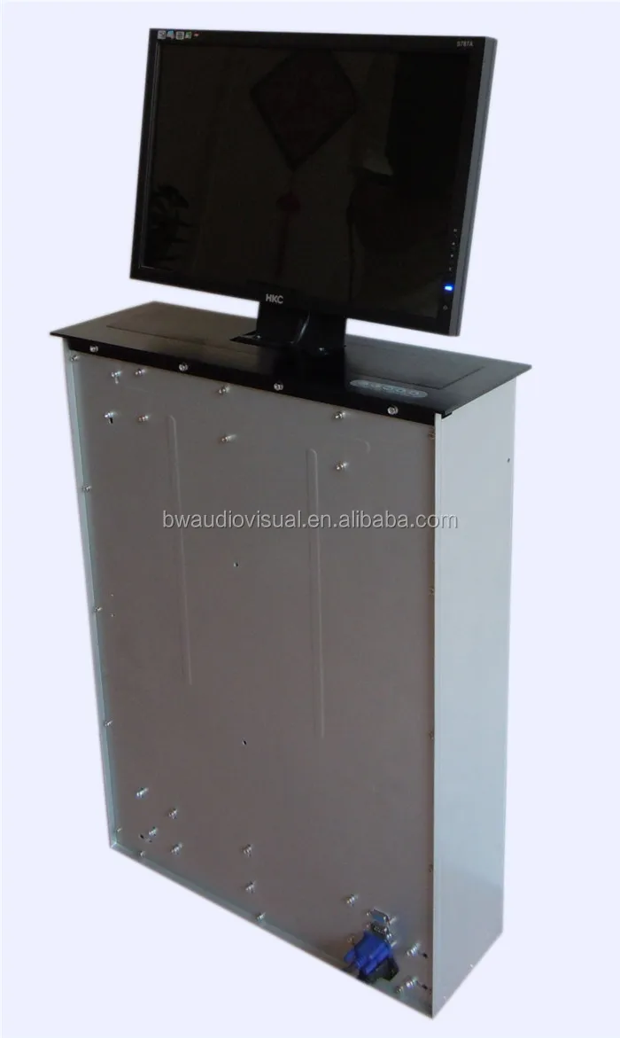 Conference table hidden monitor lift -in Conference System