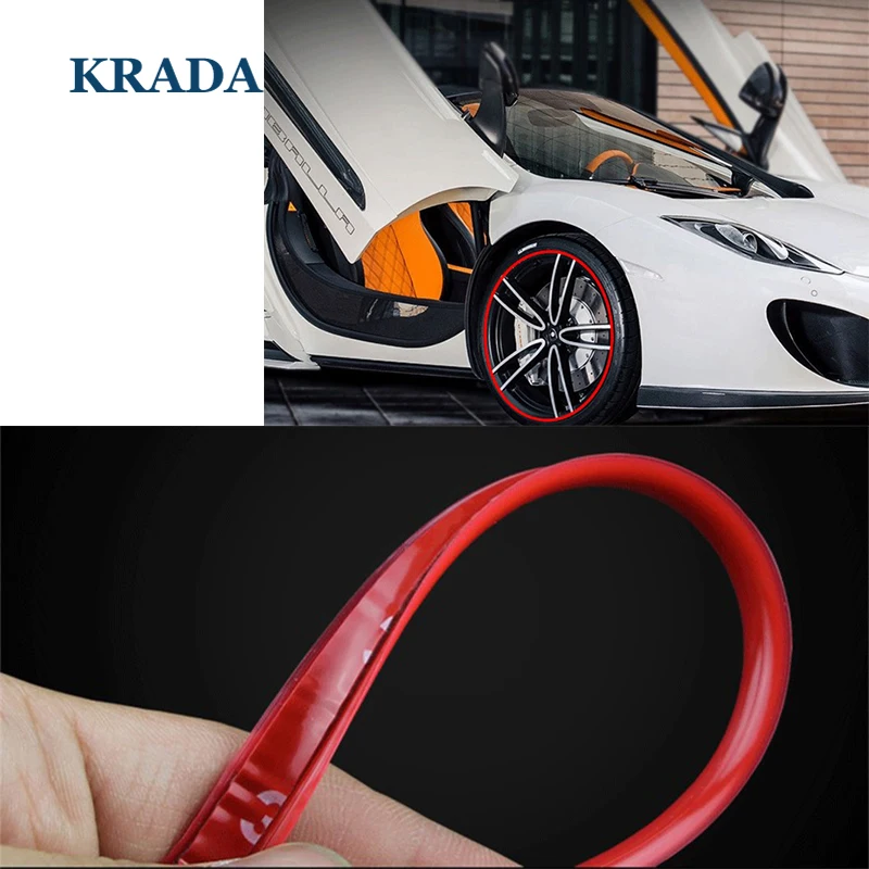 

Car Styling Stickers Wheel Trim Decorative 8m for BMW E46 F10 E90 F30 E60 F20 E39 X3 E36 X5 X1 E53 F30 E34 E30 E92 E70 GT I8 M2