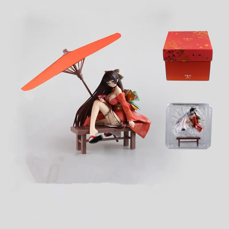

HKXZM Anime Native Tony Geisha sakuran Invitation kimono Nakahara Tomoe 1/7 Scale Sexy Painted PVC Figure Collectible Model Toys