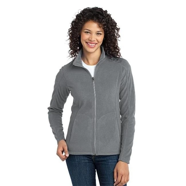 Port Authority L223 Ladies Microfleece Jacket Pearl Grey - Large