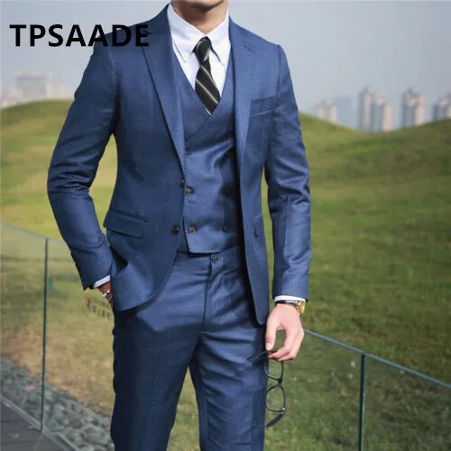 Andopa Mens Slim Fit Business Premium Single Breasted Suit Separate Vest Andopa Mens Slim Fit Business Premium Single Breasted Suit Separate Vest