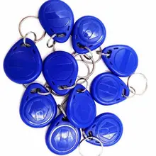 YobangSecurity 10 pcs/lot Blue RFID Card Keyfobs Smart Card ID Key Fobs 125 KHz Id Card For Access Control System