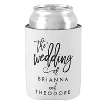 Свадьба Жених и невеста может охладитель пользовательские имена напитка изоляторы особая Дата выступает поставок пиво может держателей