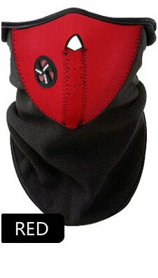 Мотоциклетные защитные аксессуары унисекс для верховой езды ветрозащитная Пылезащитная маска для лица велосипед Лыжная маска на открытом воздухе теплая маска для лица с головным убором - Цвет: RED