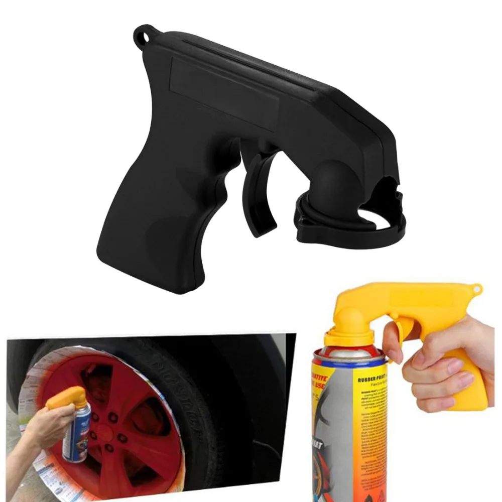 Hot Aerosol Spray Gun Handle with Full Grip Trigger Adapter Locking Collar for Car Paint Care Maintenance Painting Paint Tool Hot Aerosol Spray Gun Handle with Full Grip Trigger Adapter Locking Collar for Car Paint Care Maintenance Painting Paint Tool