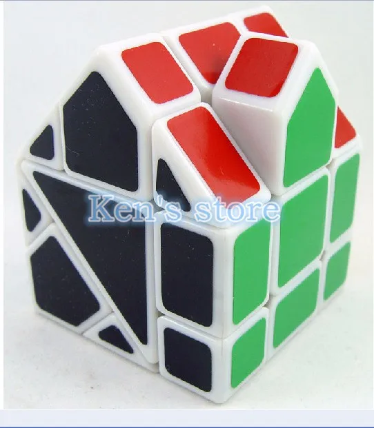 Dayan Bermuda House Puzzle Cube черно-белые ПВХ& матовые наклейки Cubo головоломки классические игрушки-Подарки