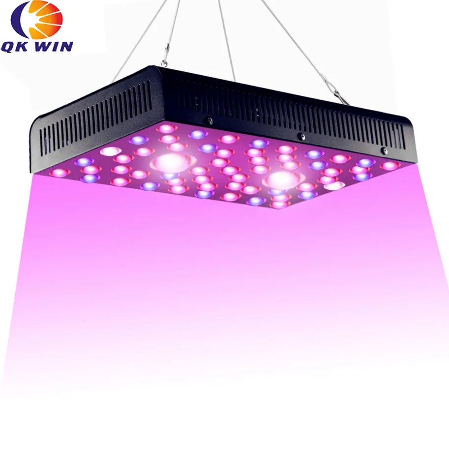 Qkwin COB серии мастер меча светодиодный светильник 1200W полными спектрами с двойной