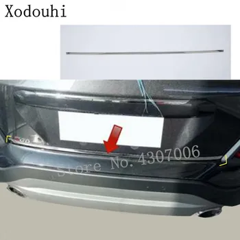 

For Hyundai Kona Encino Kauai 2017 2018 2019 2020 Car Stainless Steel Rear Tail Door Bottom Tailgate Trunk Lid Tail Gate Trim