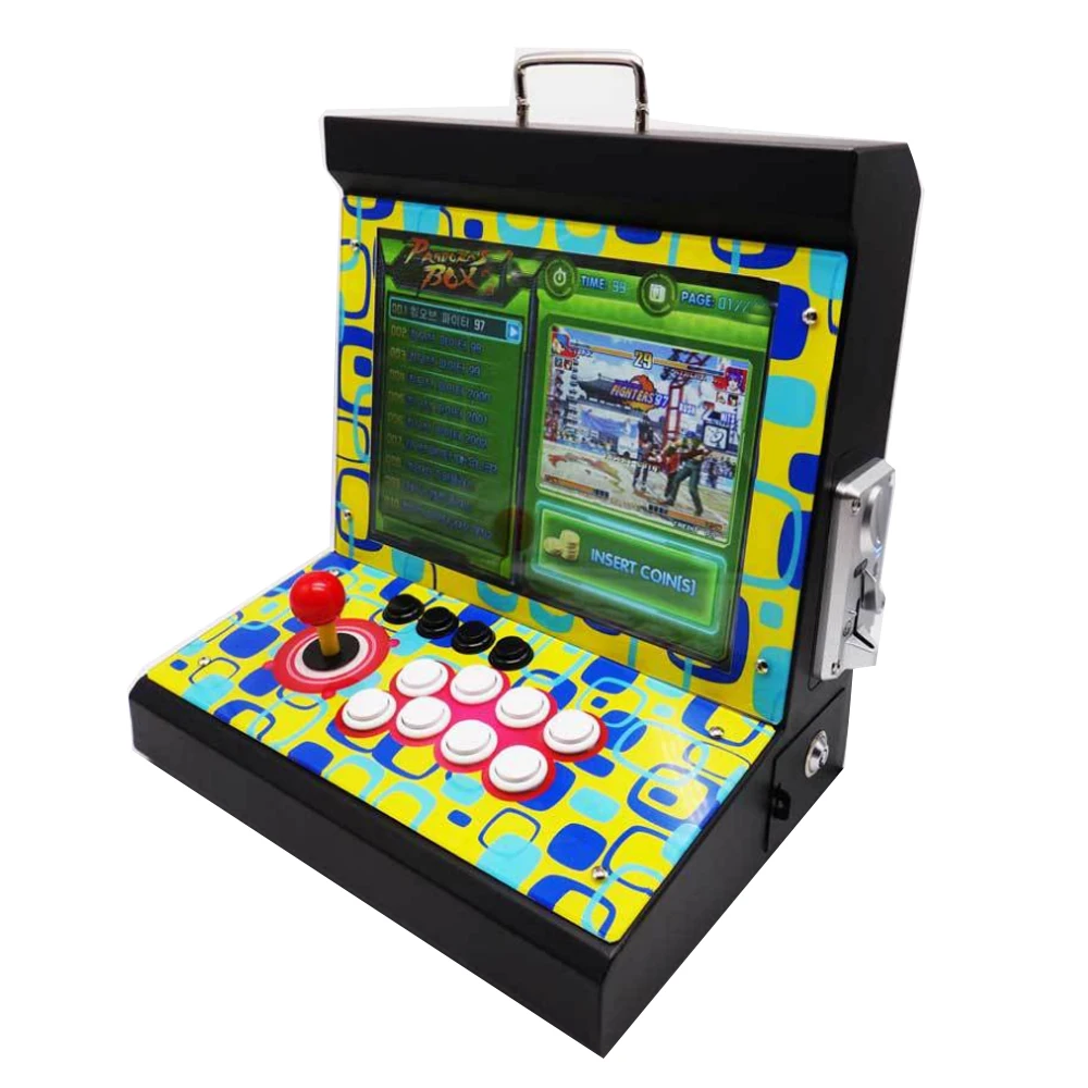 

2019 Newest Joystick Consoles ,DIY arcade video game machine with 1300 in 1 game pcb board Pandora's Box 6