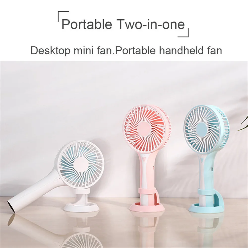 Portable Handheld Rechargeable Foldable Mini USB Fan Air Cooler Air Conditioning Fans Cooling Fan Battery (3)