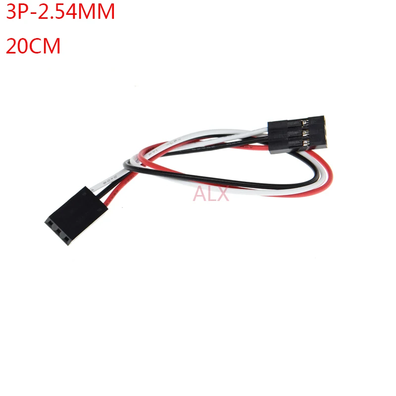 

10PCS 3PIN DUPONT LINE female to female PITCH 2.54MM 20CM double head 3P 3 pin JUMPER CABLE WIRE FOR PCB connector