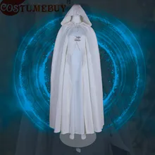 Costumebuy Once Upon a Time Эмма Лебедь белое платье карнавальный костюм с капюшоном плащ Хэллоуин униформа наряд индивидуальный заказ