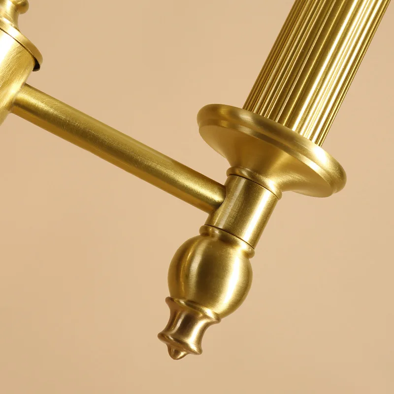 Nordic design copper floor lamp middle east gold vertical stand light hotel restaurant living room bar office bedroom lighting