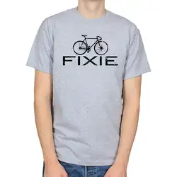 Фикси фиксированных передач велосипед одной скорости HIPSTER футболка