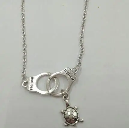 Женское винтажное ожерелье с подвеской в виде черепахи|necklace jewelry|jewelry womenhandcuff necklace