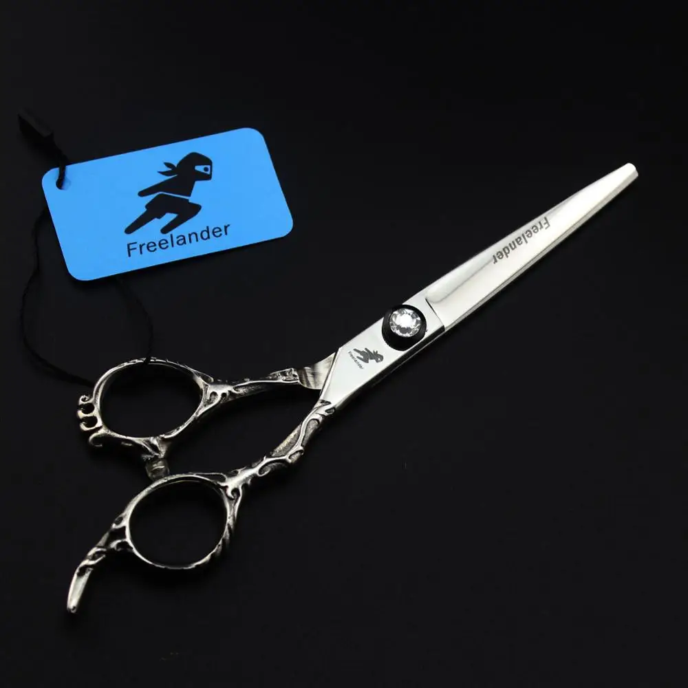 Freelander 6 дюймов Дракон ручка для стрижки волос филировочные ножницы парикмахерские принадлежности для парикмахерской инструмент для стрижки волос Профессиональный - Цвет: cutting scissor