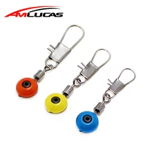 Amlucas 10 шт. космические бобы рыболовный соединитель Поплавковый соединитель Rolling поворотный рыболовные снасти принадлежности рыболовные аксессуары WE1021