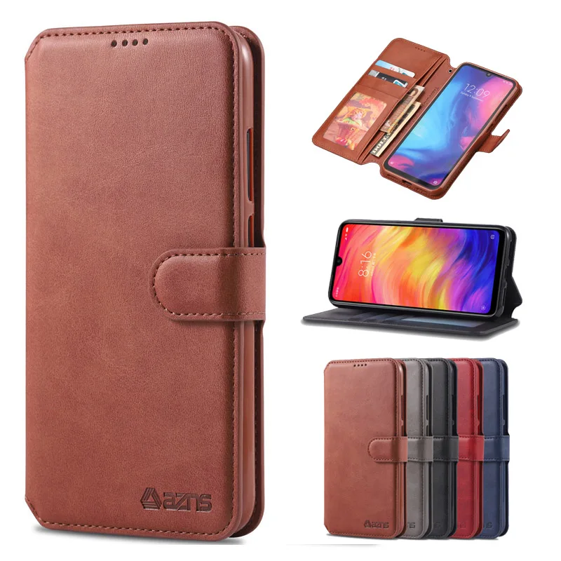 

For Xiaomi Redmi Note 7 Pro Case Flip Wallet PU Leather Case For Xiaomi Redmi Note7 Pro Book Stand Card Slot Phone Cases