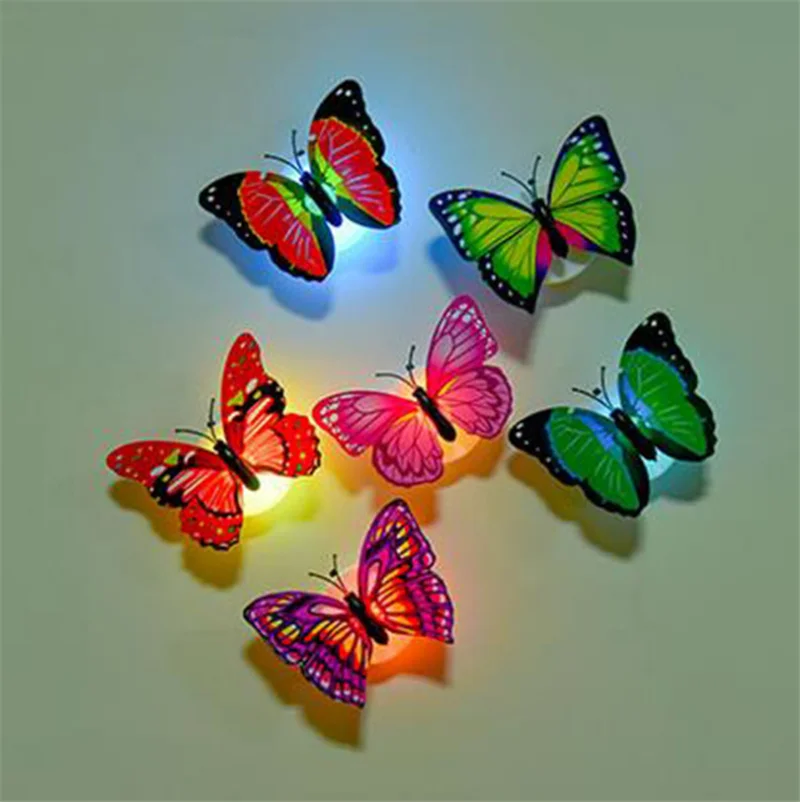 Butterfly Light up Baby Toys Colorful Beautiful LED Light Children Room