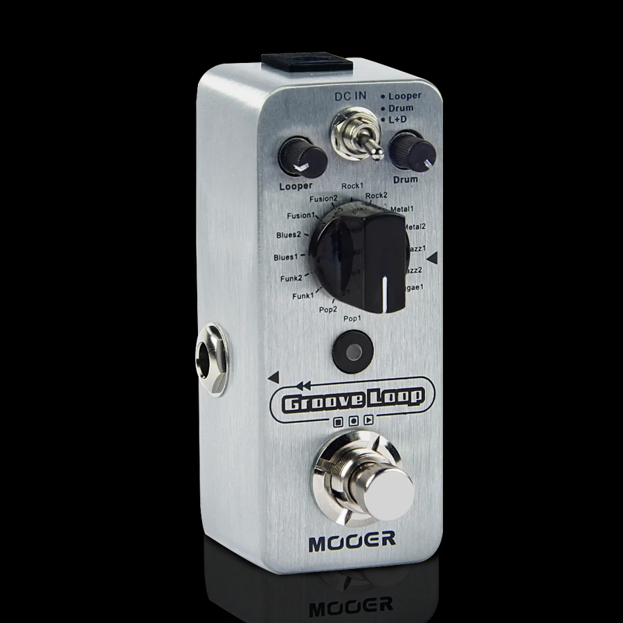 MOOER Groove pedal de guitarra LOOPER DRUM + guitar pedal|Детали и аксессуары для гитар| |