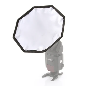 

20cm/8" Octagon Photo Studio Foldable Flash Softbox Diffuser Speedlight Soft Box