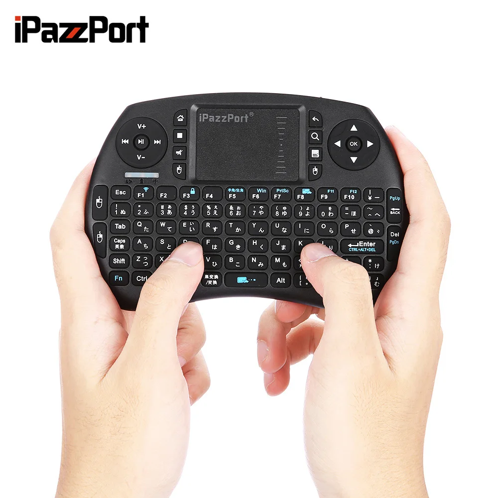 IPazzPort KP 810 21S 2.4GHz RF Wireless Keyboard Multifunctional Hand
