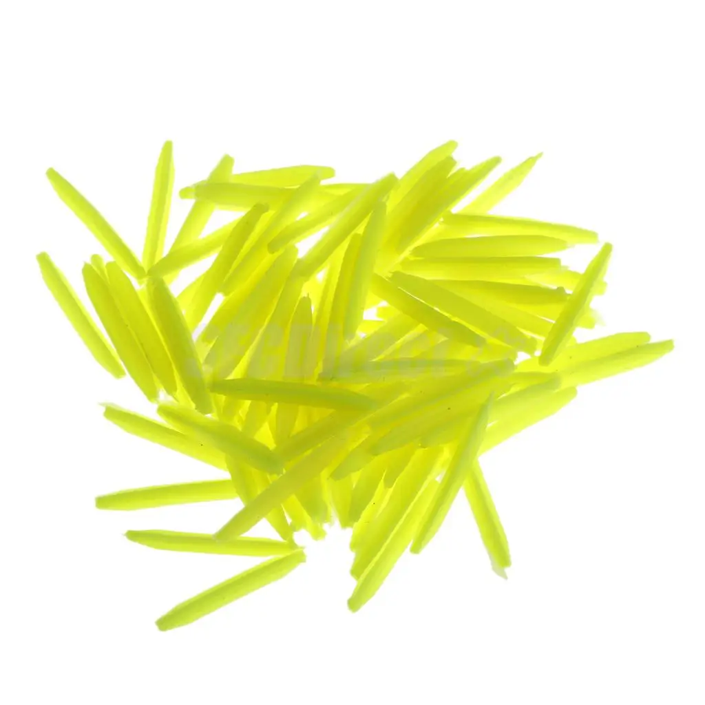 100Pcs Bright Colors Cylinder Strike Indicator Fishing Floats Trout Salmon Floats Float Fly Fishing Tackle